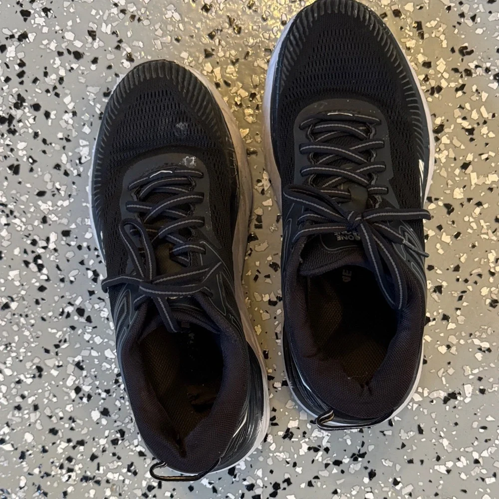 Hoka Black Athletic Shoes - Picture 1 of 6